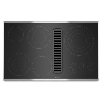 36" Jenn-Air Electric Radiant Downdraft Cooktop with Electronic Touch Control - JED4536WS