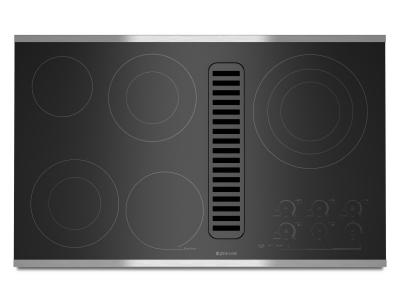 36" Jenn-Air Electric Radiant Downdraft Cooktop with Electronic Touch Control - JED4536WS