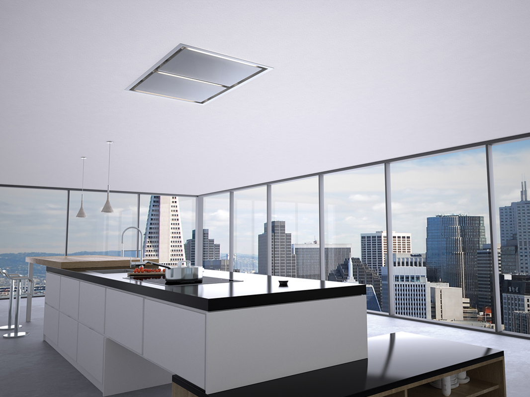 Vent hood online ceiling mount