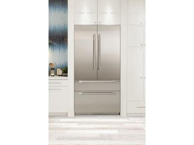 42" Thermador Freedom Built-in French Door Bottom Freezer Professional Stainless Steel - T42BT120NS
