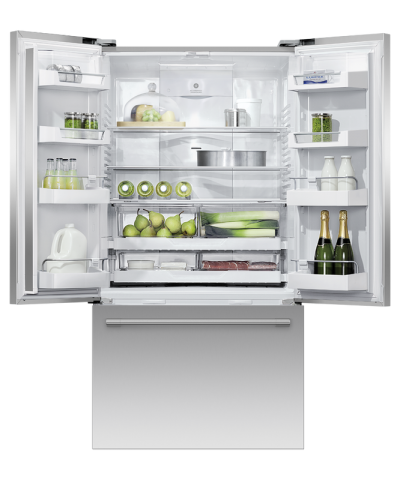 36" Fisher & Paykel 20.1 Cu. Ft. Freestanding French Door Refrigerator in Stainless Steel - RF201AHJSX1