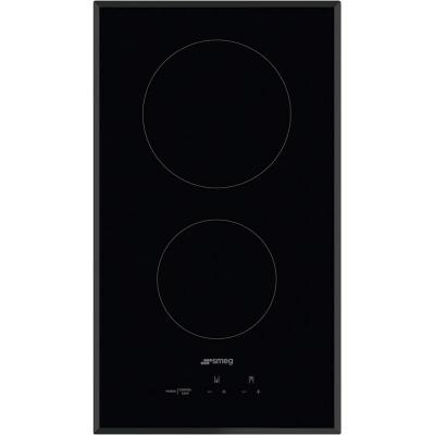 12" SMEG Electric Cooktop with 2 Element Burners - SEU122B