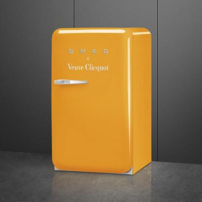 22" SMEG Veuve Clicquot Retro-style Free-standing Refrigerator  - FAB10URDYVC3