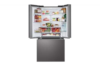 33" LG 25 Cu. Ft. French 3-Door Standard Depth Refrigerator - LF25S6330D