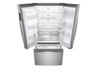 36" Whirlpool Counter Depth French Door Refrigerator in Fingerprint Resistant Stainless Finish - WRFC9636RZ