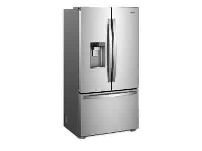 36" Whirlpool Counter Depth French Door Refrigerator in Fingerprint Resistant Stainless Finish - WRFC9636RZ