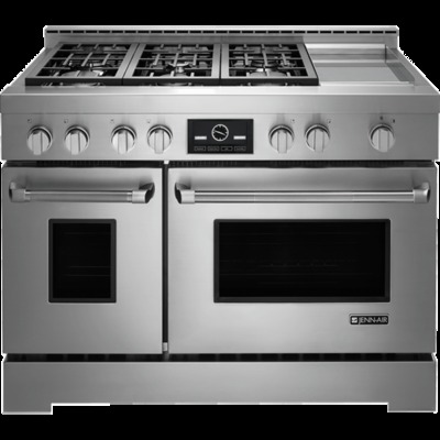 48" Jenn-Air Pro-Style Gas Range with Griddle and MultiMode Convection- JGRP548WP